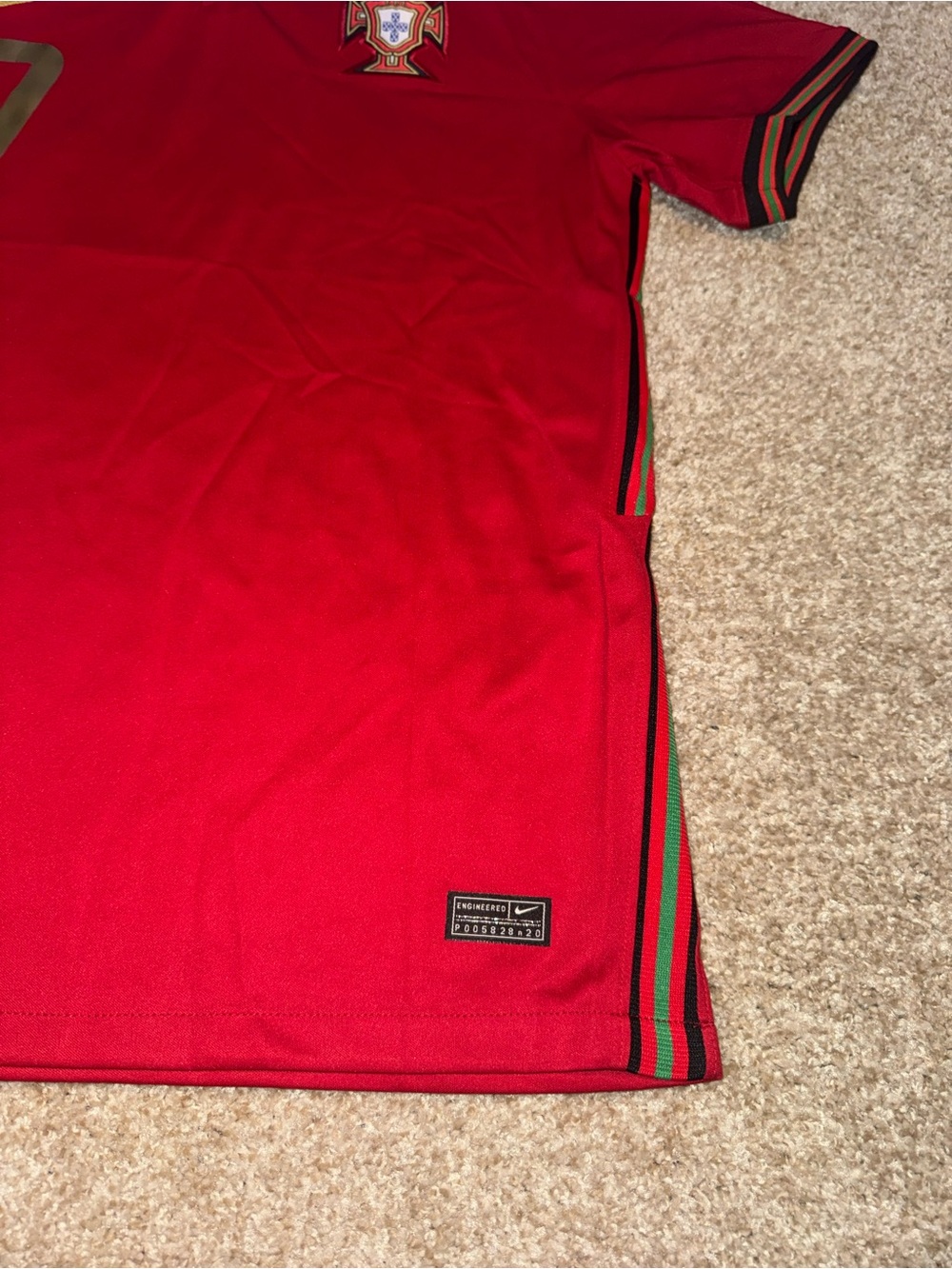 Nike Portugal 2020/2021 Cristiano Ronaldo #7 Men’s Home Soccer Jersey 🆕 - Picture 4 of 8